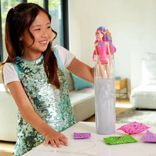 Barbie Color Reveal con 6 sorpresas, serie Disco Star con brillo metálico (Muñeca Sorpresa).