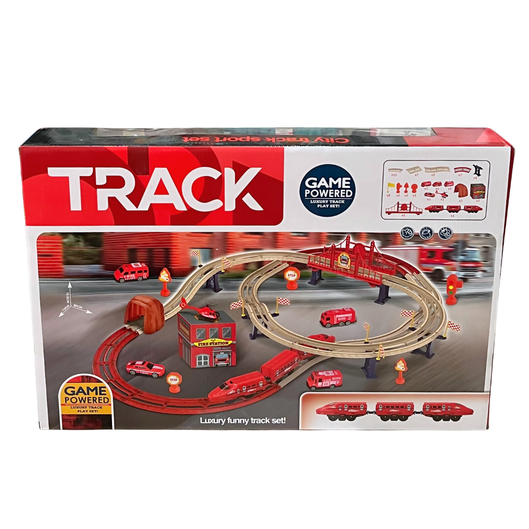 Pista city track 57 PCS - para niño