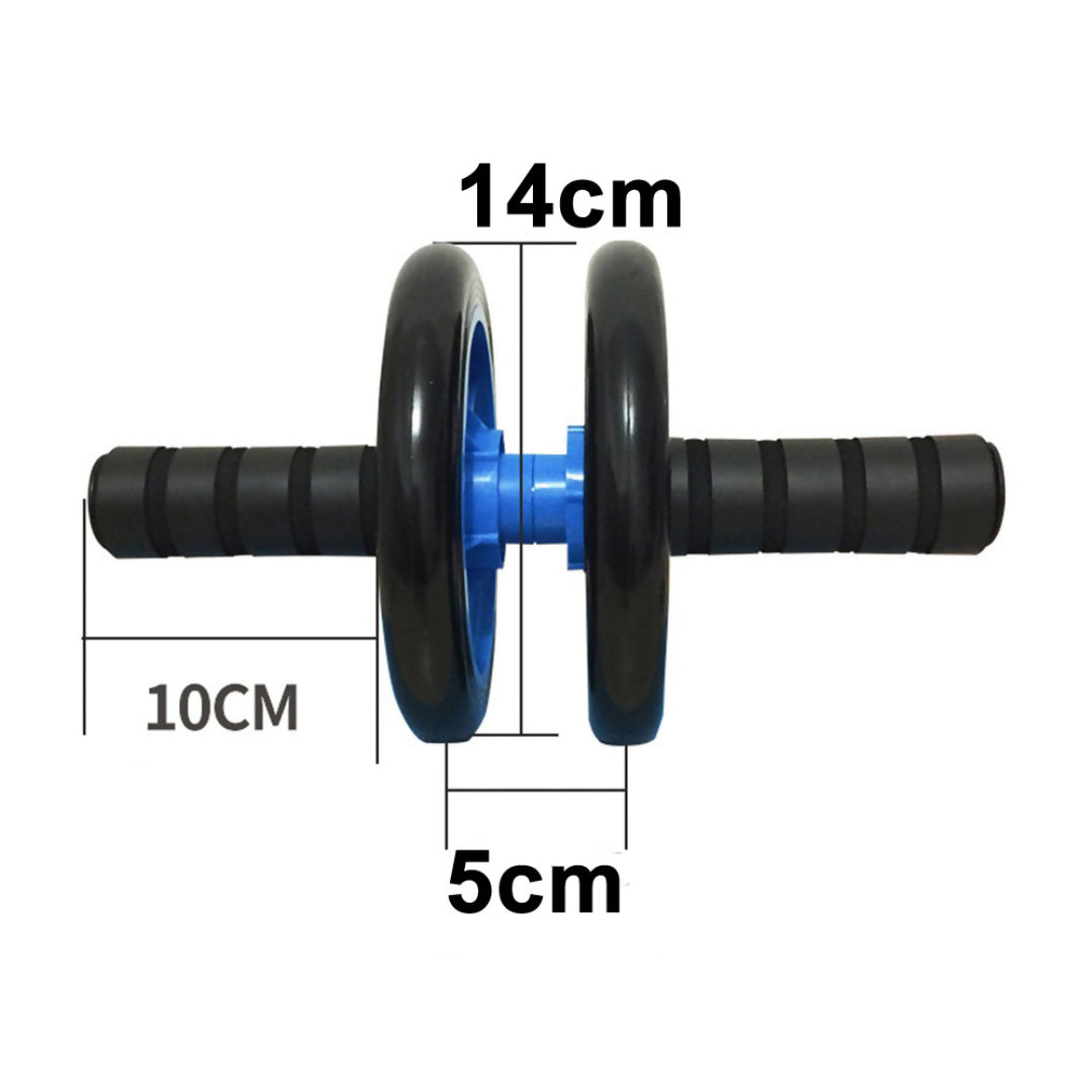 Rodillo para abdominales de 2 ruedas