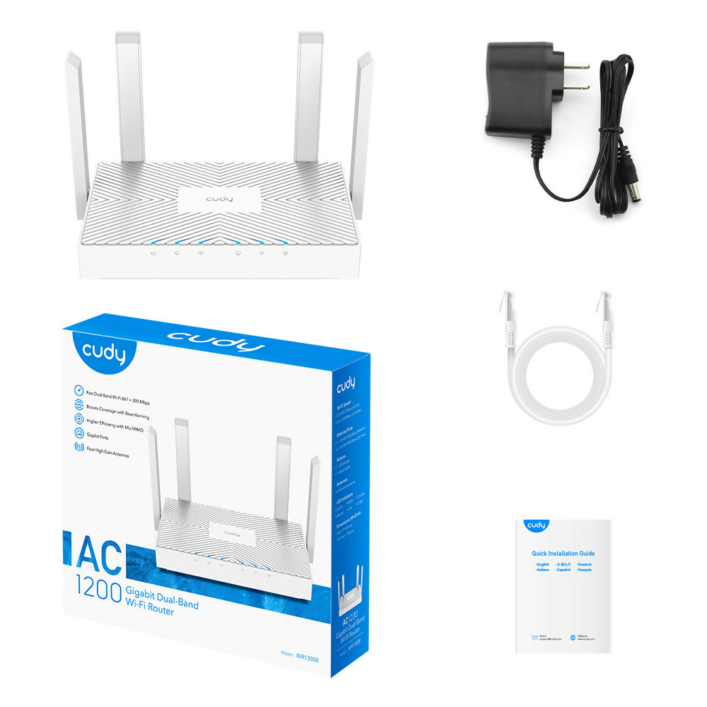 6971690793081_6 AC1200 Gigabit Dual Band Mesh Wi-Fi Router