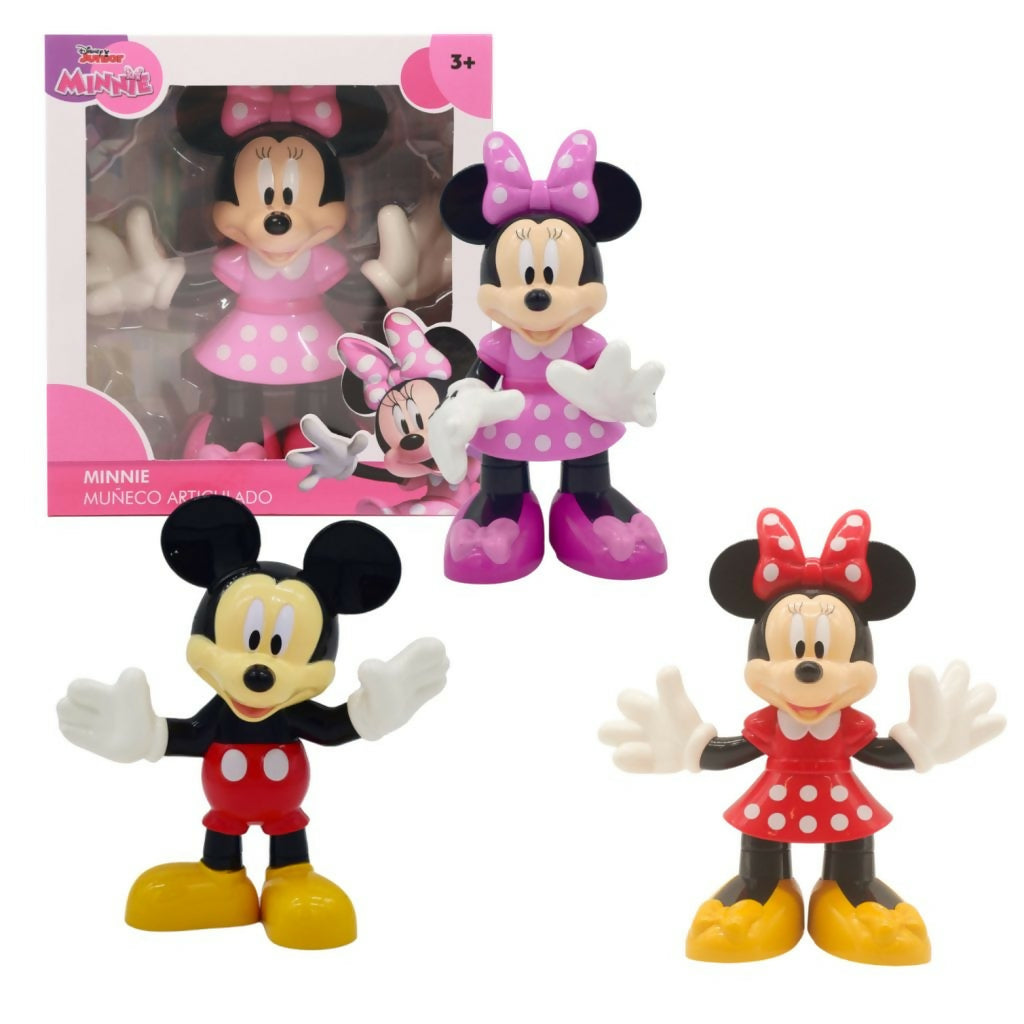 Set de Figuras Minnie & Mickey Infantil