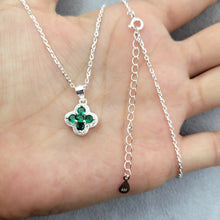 Cadena mas dije Trebol plata 925