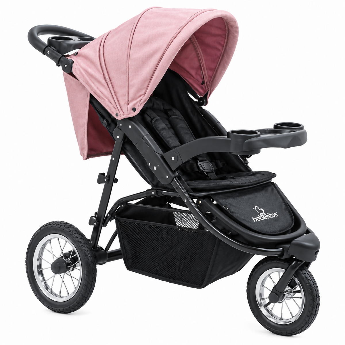 Coche para bebé con cargador/portabebé y base