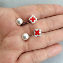 Arete Perla Plata 925