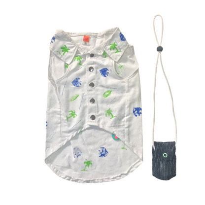 Camisa de Verano para Perro con Bandolera a Juego