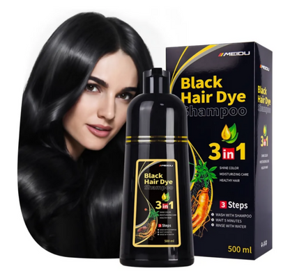 Shampoo 3 en 1, para cobertura de canas