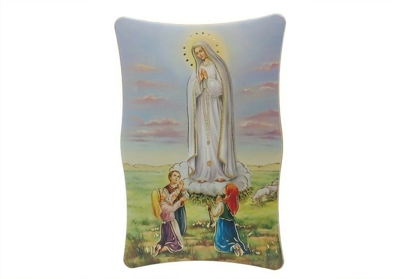 CUADRO VIRGEN DE FATIMA 11 CMS X 7 CMS