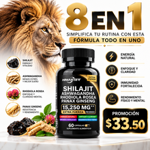 SHILAJIT 15,250 MG / 60 Cápsulas 💊