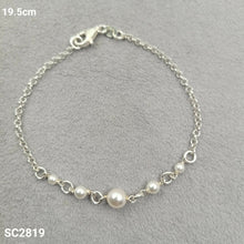 Pulsera Con Perlas Plata 925