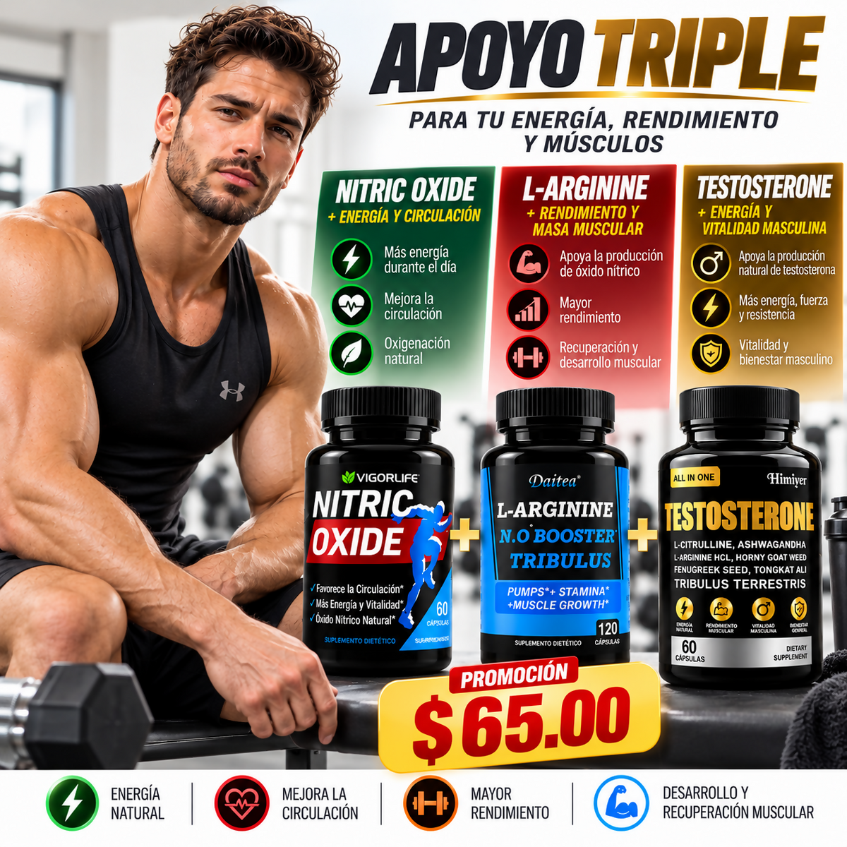 TRIPLE PODER MASCULINO ♂️