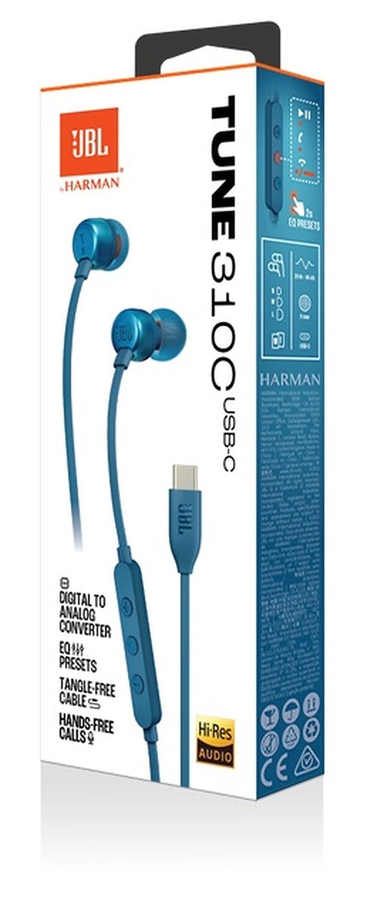 JBL Tune 310C USB-C Earphones
