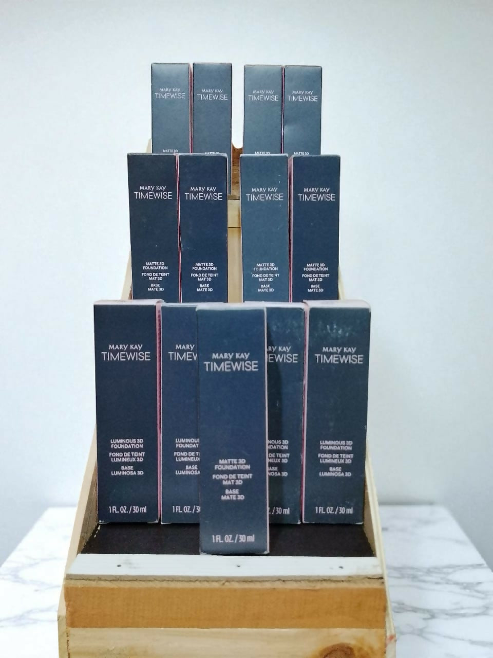 Base TimeWise 3D acabado luminoso