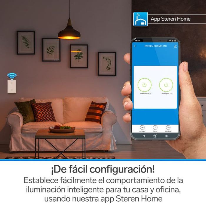 DOBLE APAGADOR WiFi DE PARED