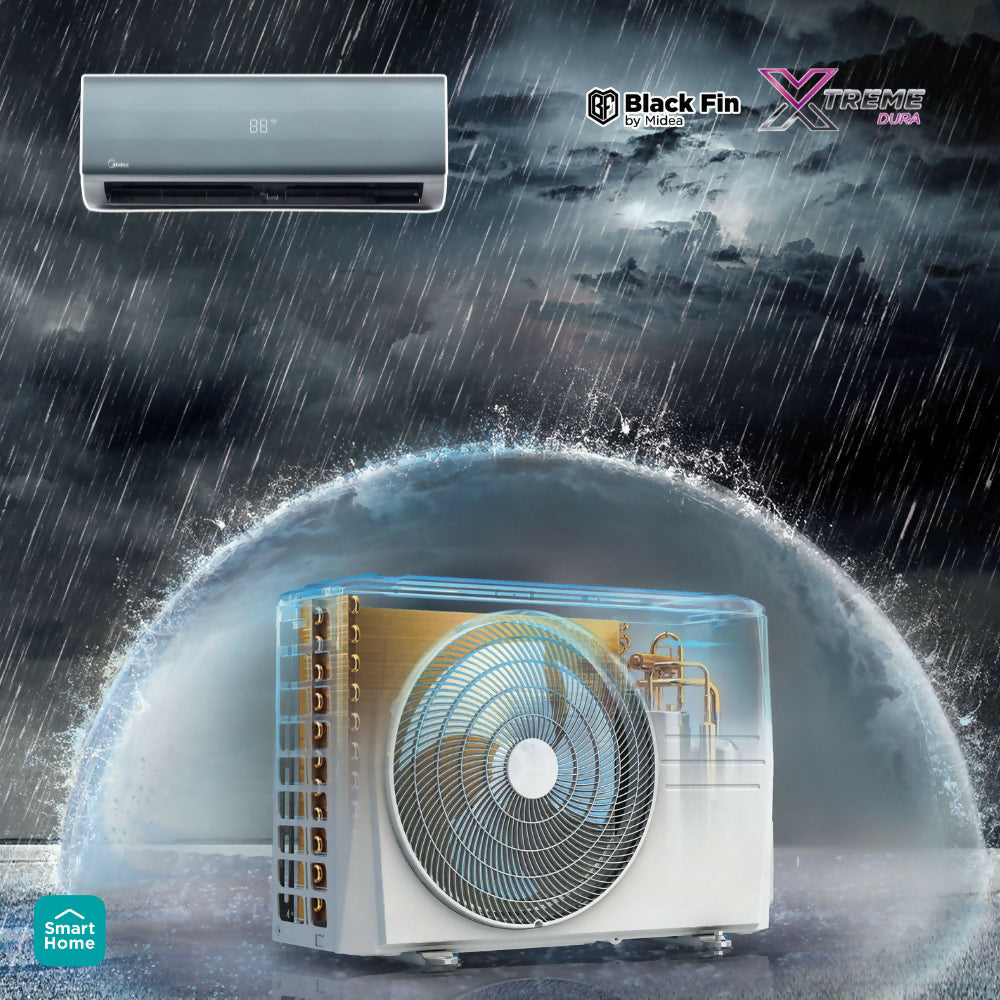 Aire Acondicionado Inverter Black Fin WiFi SEER 21 18,000 BTU 220V Midea