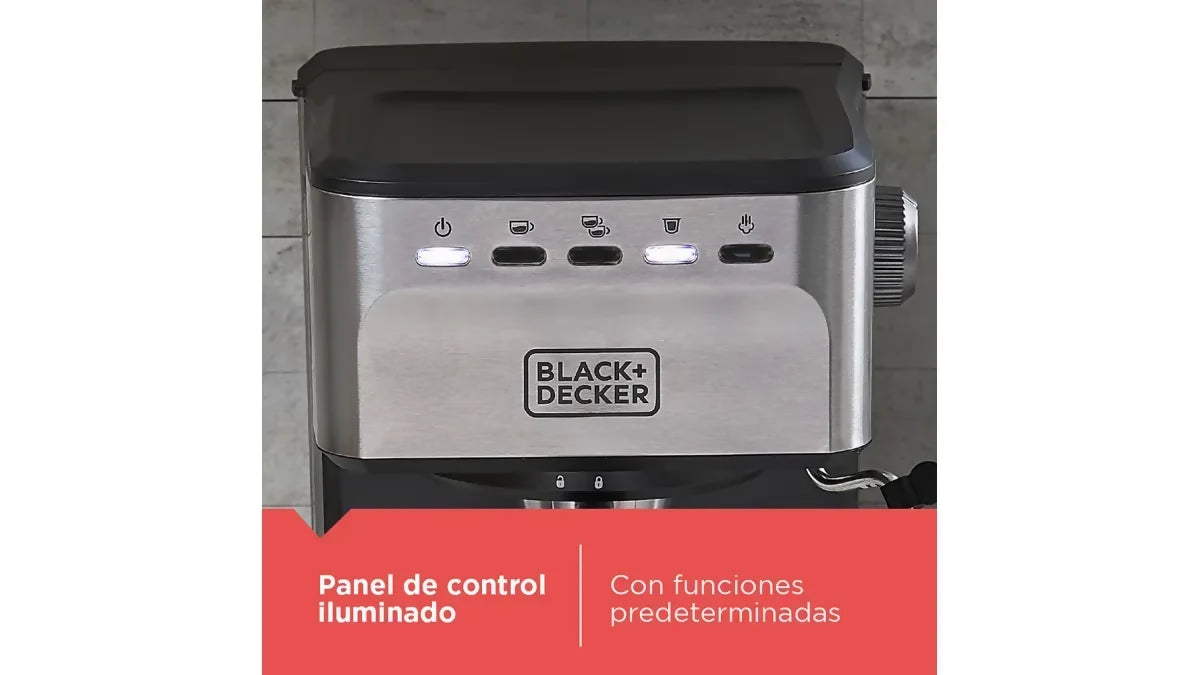 Máquina de espresso Black & Decker