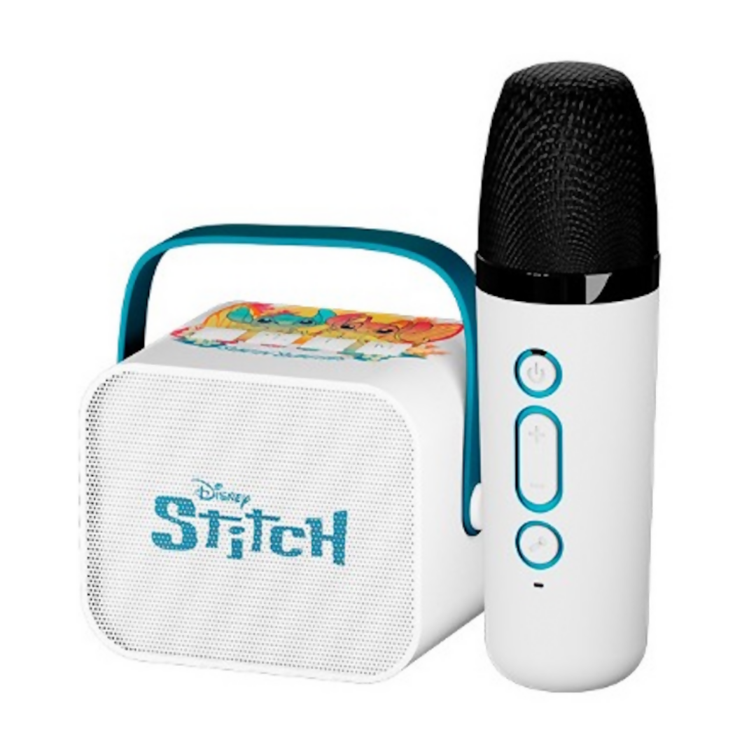 Disney Stich Spkr Wls-BT Karaoke kit w mic