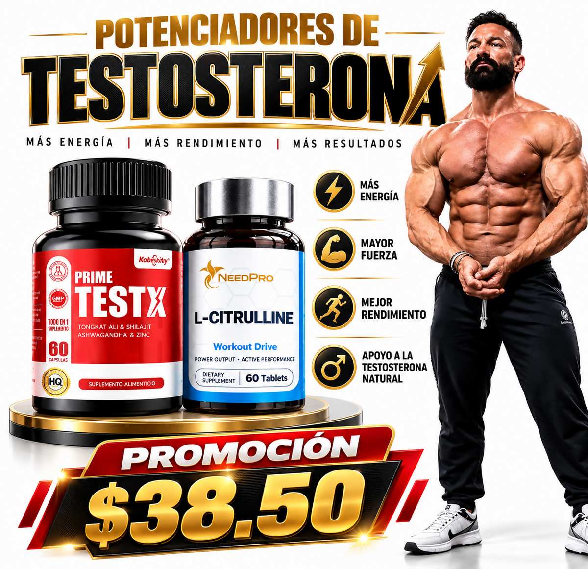 PRIME TEST X + L-CITRULLINE