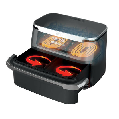 Freidora de Aire Ninja de 6.2 L /209 Oz con Cesta de Doble Zona