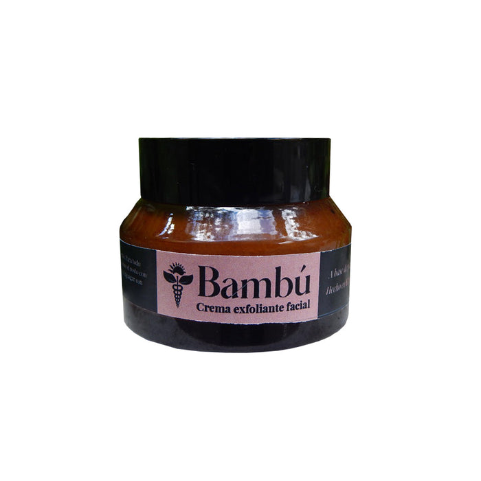 Crema de bambú exfoliante facial