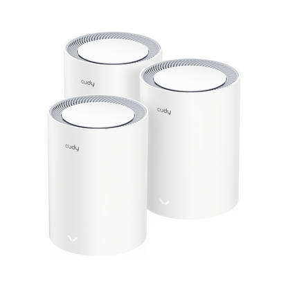 6971690793258_1 AX3000 2.5G Mesh Wi-Fi 6 System White 3pack