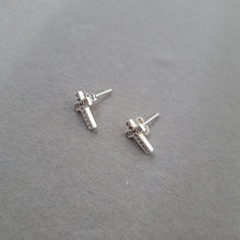 Aretes Cruz plata 925 aret02