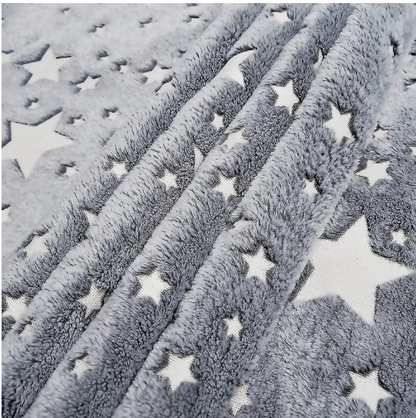 Frazadas para niños brillan en la oscuridad