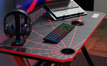 Marvel Spider-Man Gaming desk red/black