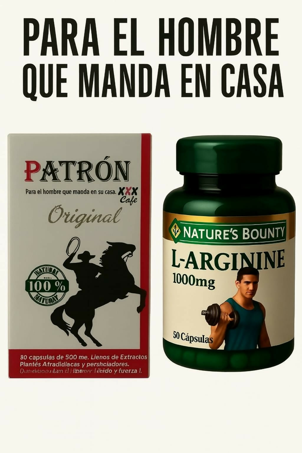 Patrón + L-Arginina 1000 ¡Promoción 2 x 1!