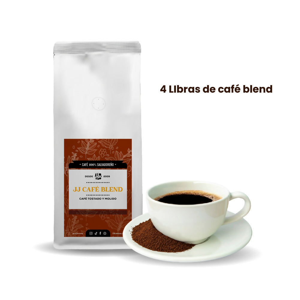 Café blend Pack de 4 Libras
