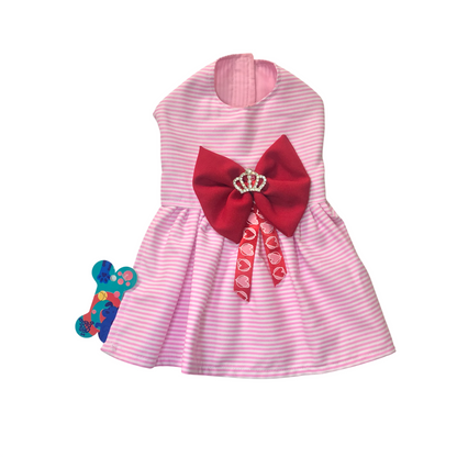 Vestido de Gala para Perritas con Bolso y Bandolera Incluida
