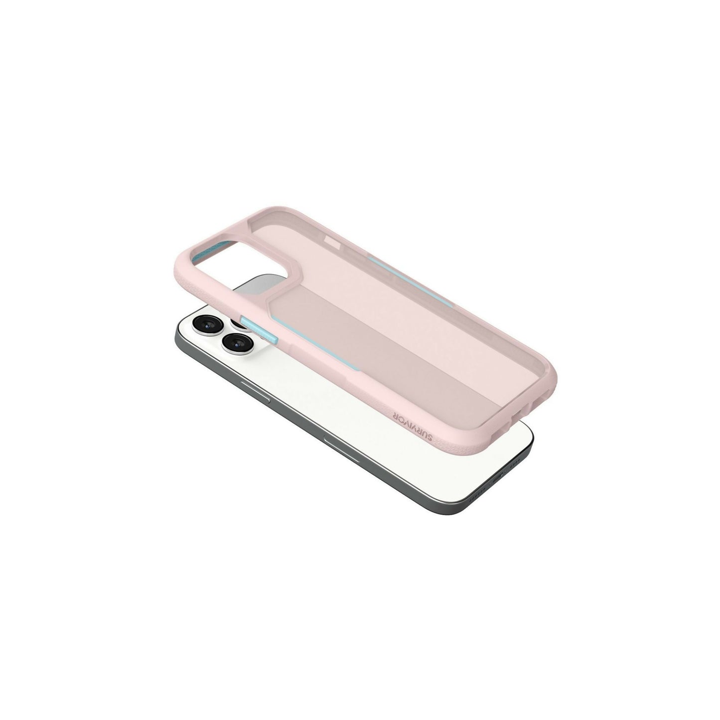 CASE GRIFFIN SURVIVOR IPHONE 12/12 PRO ROSADO