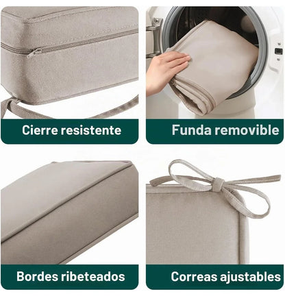 SET DE COJINES PARA SOFÁ EXTERIOR BEIGE
