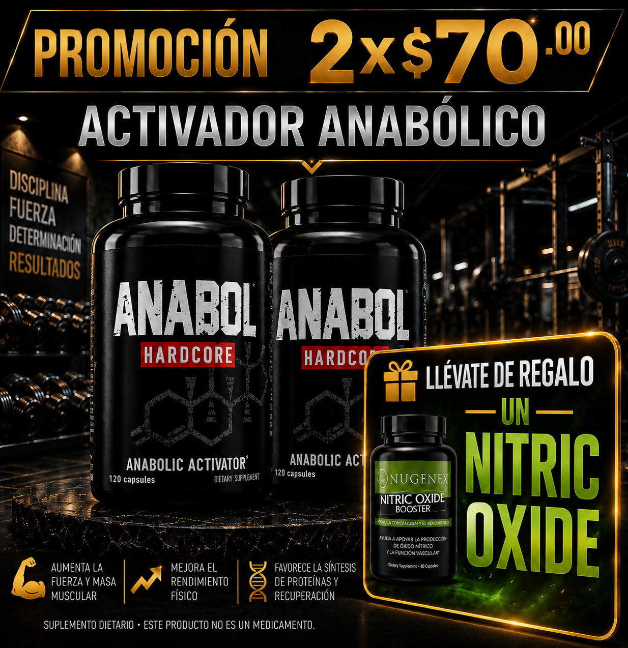 ACTIVADOR ANABOLICO + REGALO 🎁