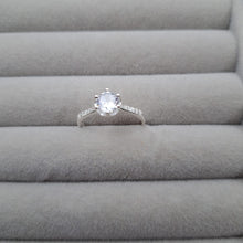 Anillo compromiso plata 925