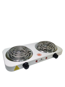 Cocina de 2 quemadores eléctrica de mesa