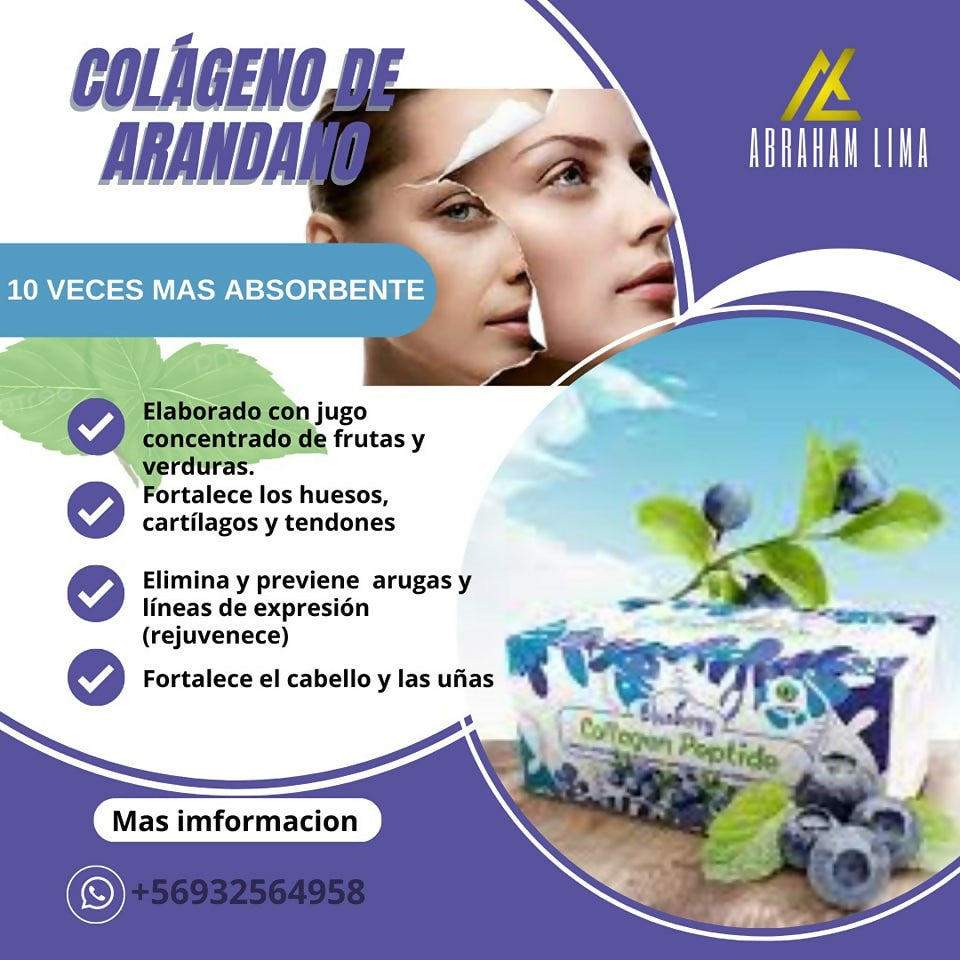 BLUEBERRY COLAGENO CON PEPTIDOS