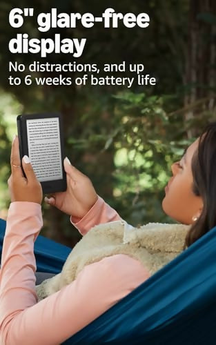 Amazon Kindle 16 GB — Pantalla 300 ppi Sin Reflejos, Luz Fronta