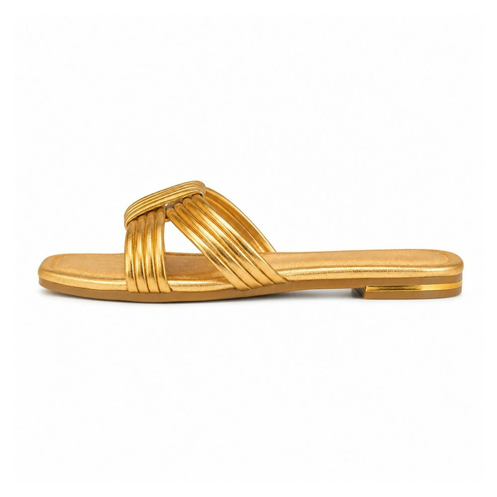 Sandalias Aura Champagne