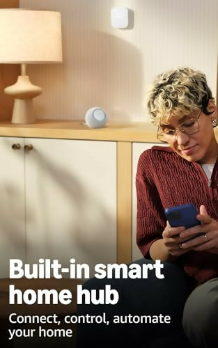 Amazon Echo Dot Max - Bocina Inteligente Alexa, Sonido Envolvente, Hub Hogar Inteligente