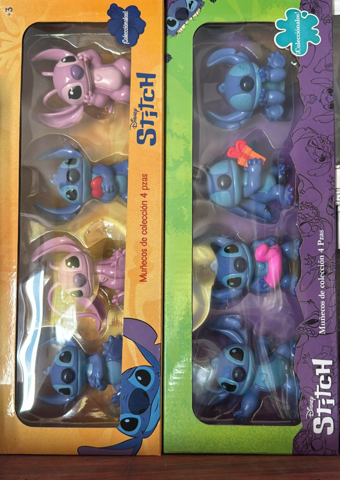 FIGURAS STITCH SET 4PCS DE COLECCION 3.5"