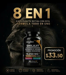 SHILAJIT 15,250 MG / 60 Cápsulas 💊