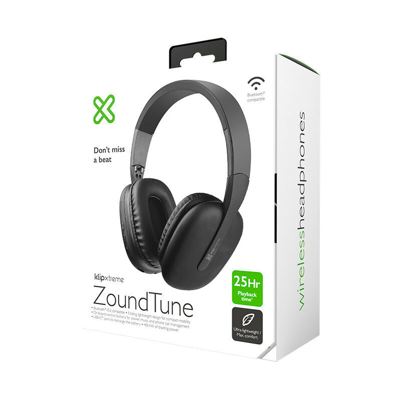 AUDÍFONOS BLUETOOTH KLIP XTREME KWH-010BL ON-EAR, 25 HORAS