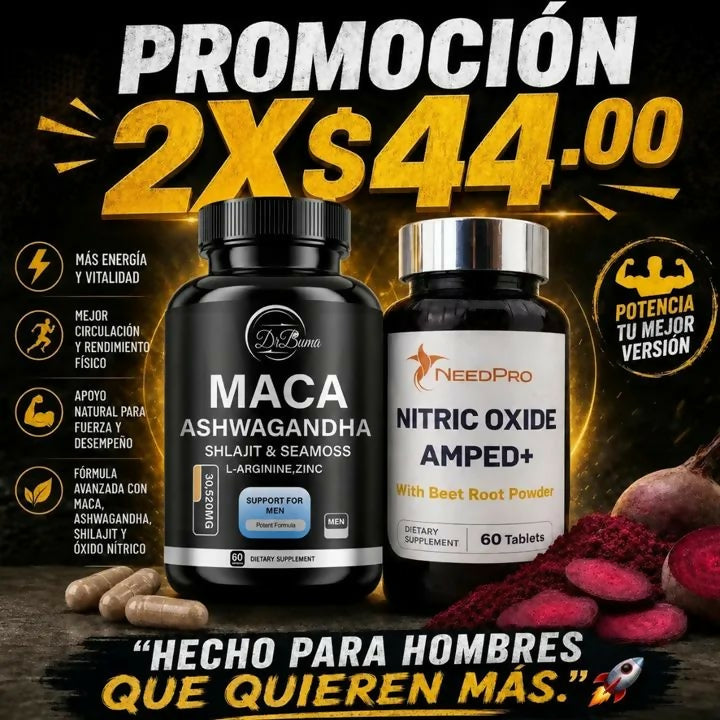 MACA + ÓXIDO NÍTRICO