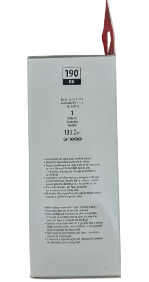Tinta Canon PIXMA 190BK