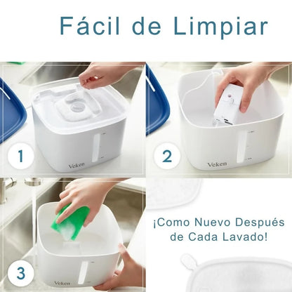 Fuente para Mascotas Veken 2.8L (95 oz)