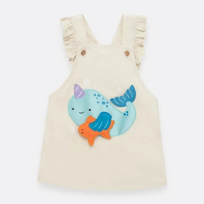 Overol de vestido para bebé niña