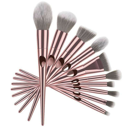 Set de 10 brochas de Maquillaje Golden Rose Luxury