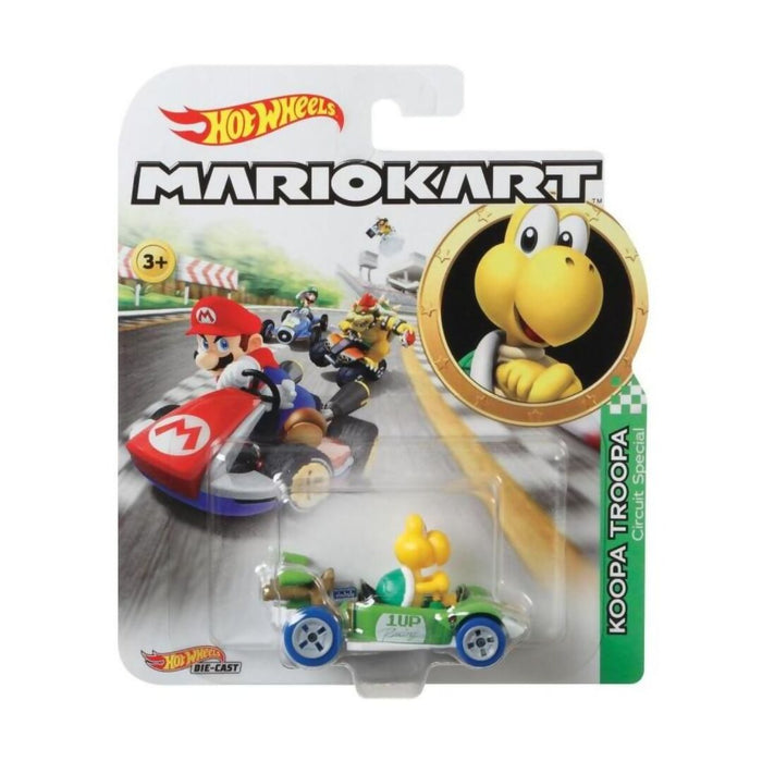Hot Wheels Mario Kart Koopa Troopa Circuit Special Metal.