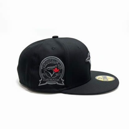 Gorra Toronto Blue Jays Black & Red Maple Leaf 59FIFTY