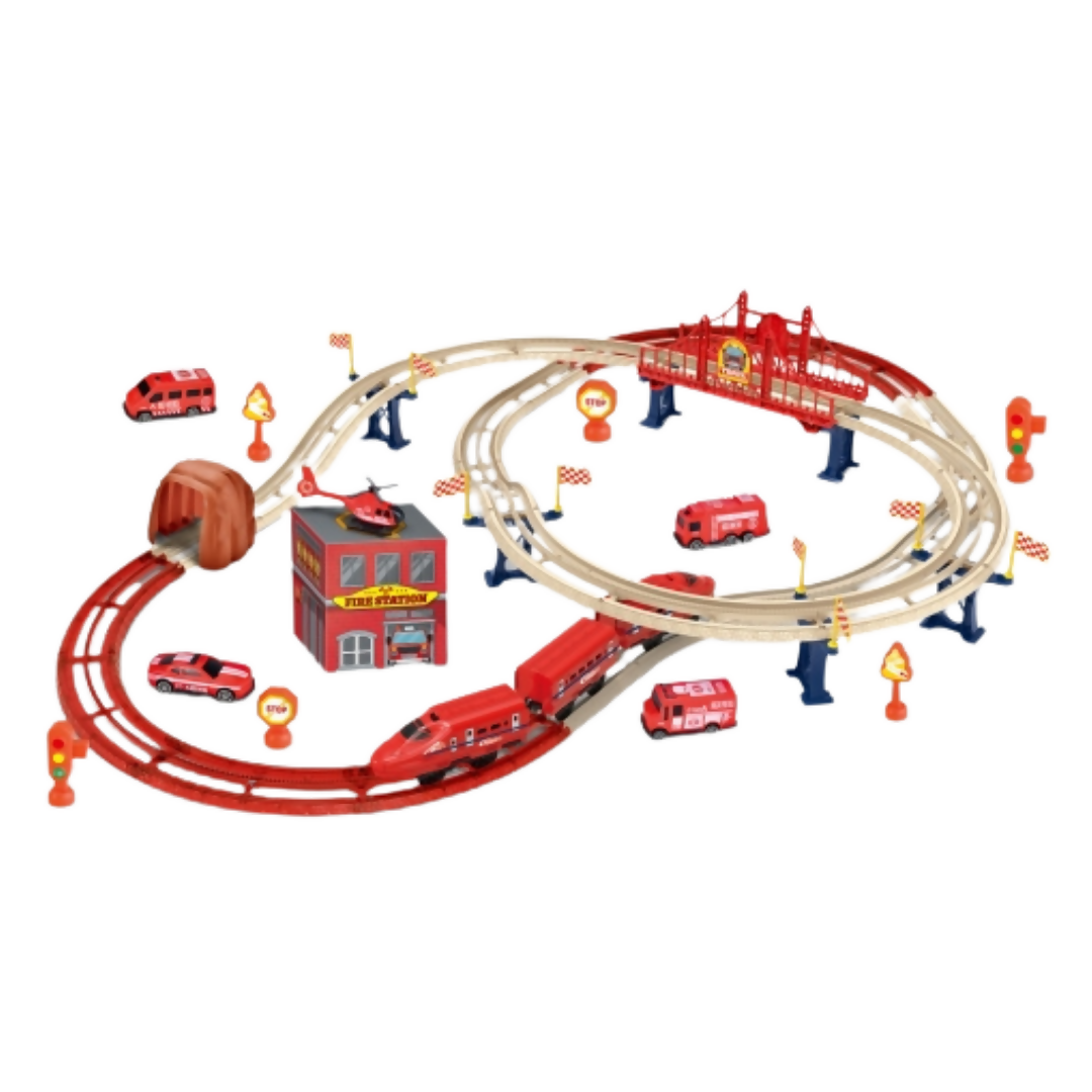 Pista city track 57 PCS - para niño